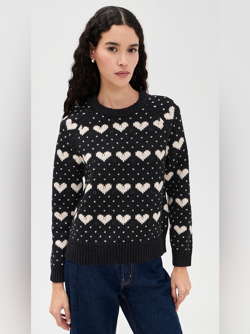 THE GREAT. The Heart Crewneck